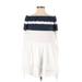 Derek Lam 10 Crosby Casual Dress - Mini Off The Shoulder Long sleeves: White Print Dresses - Women's Size 0