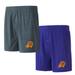 Men's Concepts Sport Purple/Charcoal Phoenix Suns Two-Pack Jersey-Knit Boxer Set