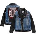 Men's Chalk Line Black/Blue Triple H The Game Denim Entrance Jacket