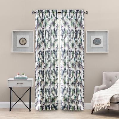 Wide Width Tropic Curtain Tailored Panel by Ellis ...