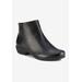 Extra Wide Width Women's Ezra Bootie by Ros Hommerson in Black Leather (Size 7 1/2 WW)