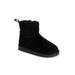 Women's Tatum Bootie by MUK LUKS in Black (Size 8 M)