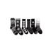 Plus Size Women's 2 Heat Retainer Socks And 4 Microfiber Crew Socks by MUK LUKS in Black (Size ONESZ)