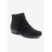 Wide Width Women's Esme Bootie by Ros Hommerson in Black Suede (Size 8 1/2 W)