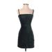 Forever 21 Casual Dress - Sheath: Black Jacquard Dresses - Women's Size Small