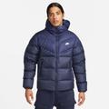 Windbreaker NIKE SPORTSWEAR "STORM-FIT WINDRUNNER MEN'S INSULATED HOODED JACKET" Gr. S, blau (midnight navy, obsidian, sail) Herren Jacken Outdoorjacken