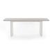 Hokku Designs Kamdan Rectangular 39.25" L x 78.75" W Outdoor Dining Table Stone/Concrete/Metal in Gray/White | 30 H x 39.25 W x 78.75 D in | Wayfair