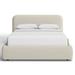 Joss & Main Bella Platform Bed Upholstered/Polyester in Brown | 42 H x 74.5 W x 92 D in | Wayfair 0228C1EFE2E447E5A96D19A7A1D19BC2