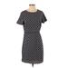 Sugarhill Boutique Casual Dress - Mini: Black Graphic Dresses - Women's Size 6