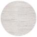 Gray 96 x 0.75 in Area Rug - Mercury Row® Truex Striped Handmade Area Rug in Ivory/Light Cotton/Wool | 96 W x 0.75 D in | Wayfair