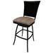 Wildon Home® Antanea 30" Patio Bar Stool w/ Cushion in Black | 48 H x 20 W x 21 D in | Wayfair F9EA3B6C0895435293D156373265002F