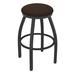 Wrought Studio™ Cragin XL 802 Swivel Stool Upholstered/Metal in Gray/White | Extra Tall (36" Seat Height) | Wayfair