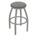 Wrought Studio™ Cragin XL 802 Swivel Stool Upholstered/Metal in Gray/White | Extra Tall (36" Seat Height) | Wayfair