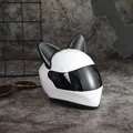 ATUBAN-Mini casque de moto pour animaux de compagnie casque de chat bricolage mini casque de moto