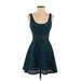 Elizabeth and James Casual Dress - A-Line: Teal Dresses - Women's Size 4