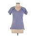 Nike Active T-Shirt: Blue Activewear - Women's Size Large