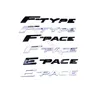 Nero lucido F-TYPE F-PACE E-PACE I-PACE lettere emblema per Jaguar Badge Fender Trunk Logo
