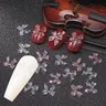 100 pz/borsa colori che cambiano le parti della farfalla cambiano IN UV 3D Nail Art Bow Charms
