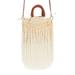 Mini Fringe Top Handle Bag