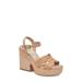 Cale Woven Raffia Platform Sandal