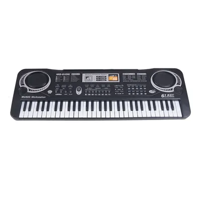 61 Keys Black Digital Music Electronic Keyboard KeyBoard Electric Piano Kids Gift Musical Instrument