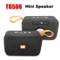 TG506 Portable Speaker Bluetooth Wireless Soundbar Mini Bass TF USB BT Music Playback Loudspeaker