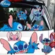 Kawaii Disney Stitch Car Sticker Anime Figure Stitch Auto Window Driving Mirror Decals Rear
