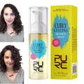Curly Hair Products Mousse Care Coconut Oil Smoothing Frizz Control Enhanced Curl Wavy Wigs Hair