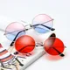 Retro Kleine Runde Sonnenbrille Frauen Vintage Marke Shades Rot Metall Sonnenbrille Für frauen Mode