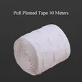 Pull Pleated Tape 10 Meters of Curtain Heading Grommet Top Tape Header Pencil Pleat Hook Tape