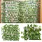 Artificial Retractable Garden Fence Wood Vines Privacy Fence Expandable Faux Ivy Climbing Plant