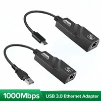 1000 MBit/s USB 3 0 bis RJ45 Netzwerk karte RTL8153 LAN Ethernet Adapter 100 MBit/s Netzwerk karte