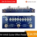 M-VAVE Cube BABY Wiederaufladbare Multi Effekte Pedal für Elektrische Bass Gitarre Aufnahme Audio