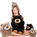 30/50/70cm Soft Plush Black Bear Lifelike Brown Bear Plush toy Bear Hug toys for Children Birthday