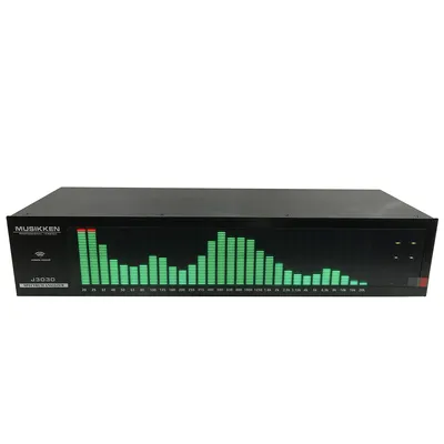 Neue Musikspektrum-Analyse anzeige 2u digitaler Spektrum analysator LED-Ebene Atmosphäre Licht Grafik anzeige rca xlr Image