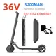 Original External Battery Ninebot Segway ES1 ES2 ES4 E22 Smart Electric Scooter 36V 5200mAh Scooter