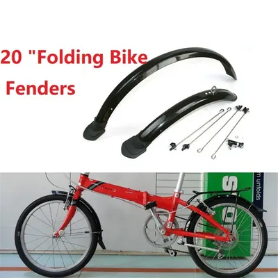 1 paar 20 Zoll Faltrad Kotflügel SP8 D8 Für DaHon 20 "V Bremsscheibe Klapp Fahrrad Kunststoff fender