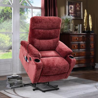 Power Lift Recliner Chairs Heat Massage Sofa w/USB Ports