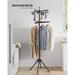 2-Tier Clothes Drying Rack with 3 Rotatable Arms for Hangers