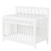 White Certified Safe Crib 3 Adjustable Mattress Height Toddler Bed