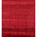 Tribal Red Gabbeh Square Area Rug Handmade Silk Carpet - 7'9" x 7'9"