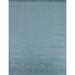 Light Blue Gabbeh Oriental Area Rug Hand-Knotted Wool Carpet - 8'4" x 9'10"