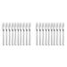 20Pcs 304 Stainless Steel Cocktail Dessert Fork Appetizer Snack Cake Fruit Forks Set