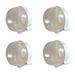 4 Pack Universal Kitchen Stove Knob Covers Baby Oven Stove Knob Locks For Child Proofing