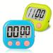 2pcs Kitchen Timer Digital Timer For Cooking Egg Timer Cute Desk Timers For Classroom Teacher Exercise Oven Baking Table Productivityï¼ˆExcluding Batteriesï¼‰