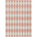 Addison Rugs Chantille ACN578 Salmon 9 x 12 Indoor Outdoor Area Rug Easy Clean Machine Washable Non Shedding Bedroom Living Room Dining Room Kitchen Patio Rug