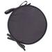 1pc Household Round Shape Seat Cushion Thickened Chairs Cushions Sponge Seat Cushion for Home School Office Restaurant (Dark Grey Round Diameter 38CM)