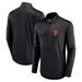 Men's Fanatics Branded Black San Francisco Giants Quarterback Quarter-Zip Top