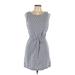 Ann Taylor Casual Dress: Gray Dresses - Women's Size 10