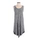 Leith Casual Dress - A-Line Scoop Neck Sleeveless: Gray Marled Dresses - Women's Size Small